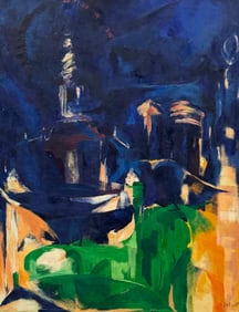 GILBERTO DEL SOL (20th c, Italy, Brazil) Monumental Abstract