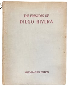 The Frescoes Of Diego Rivera, Autographed Edition, Book