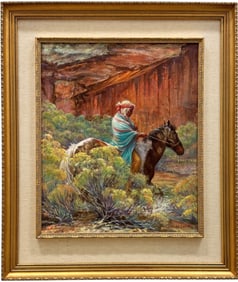 CHARLES EWING (b. 1945, American) Native American Southwestern Art, Colorado Artist