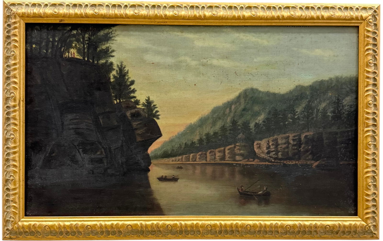 19th Century American Hudson River School Landscape Of Lake George (1 of 3)