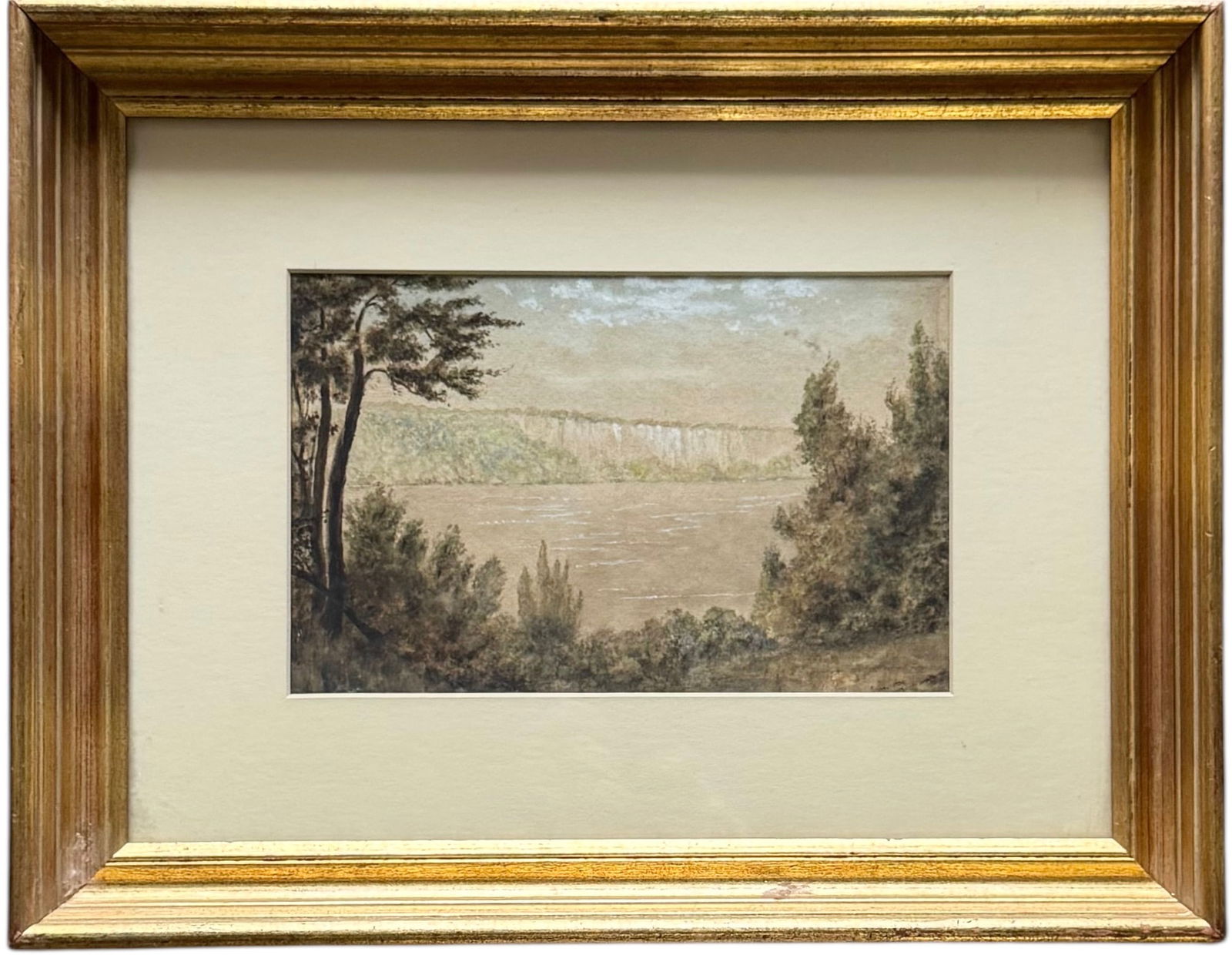 Early 20th Century American School Watercolor Of Niagara Falls Signed, Dated 1904 (1 of 4)