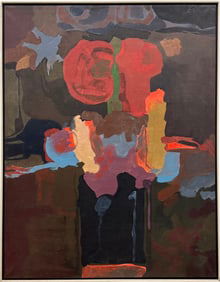 DARRELL CRISP (20th c, American) Abstract, San Francisco Artist