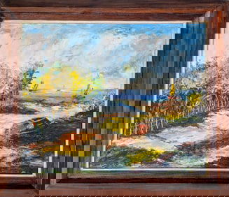 Raoul Viard (1921-1984, Haitian) Landscape