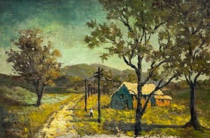 ELISE OROVAN (1910-2005, American) Nevada/Utah Artist Oil On Canvas