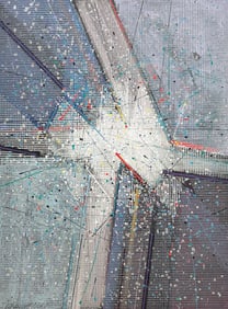 PAUL E MAXWELL (1925-2015, American) Abstract Expressionist