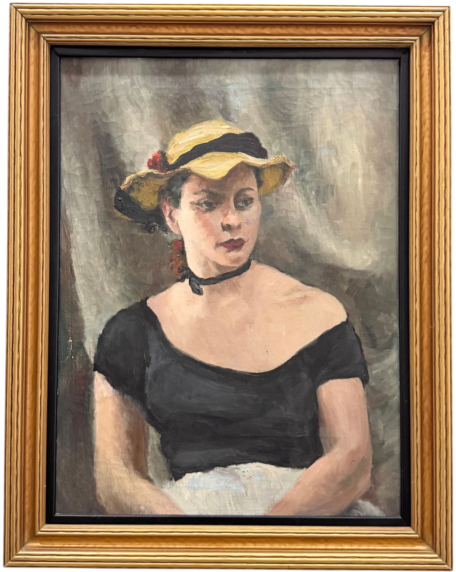 MILDRED SUSSMAN (20th c, American) Portrait Of A Woman, Florida Artist (1 of 4)