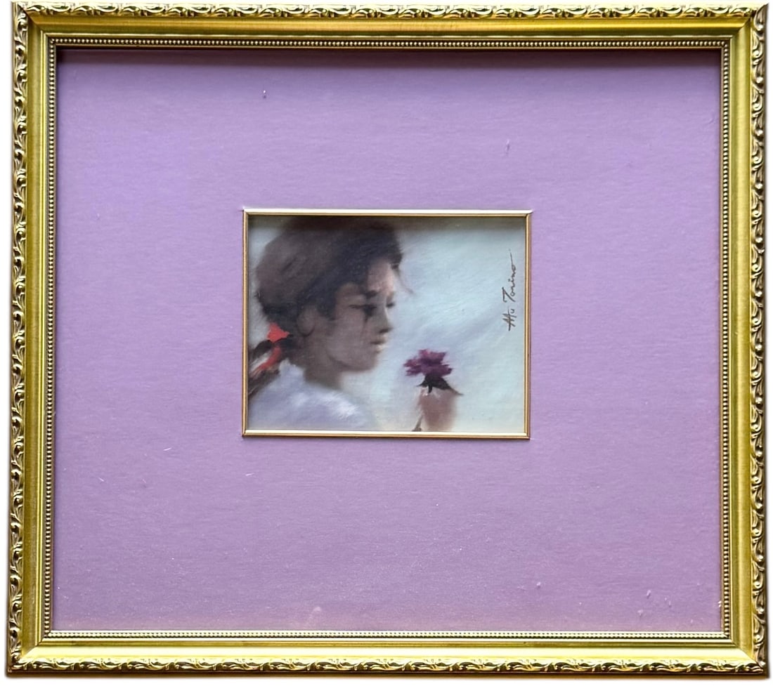 Anthony Michael Autorino (1937-2015, American) Portrait Of A Girl (1 of 3)