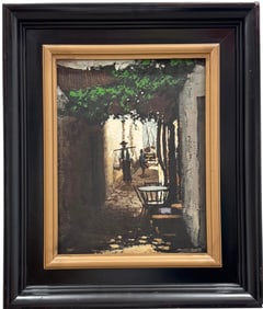 MARTIN OCANA (20th c, Spain) Spanish Street Scene, Malaga Artist