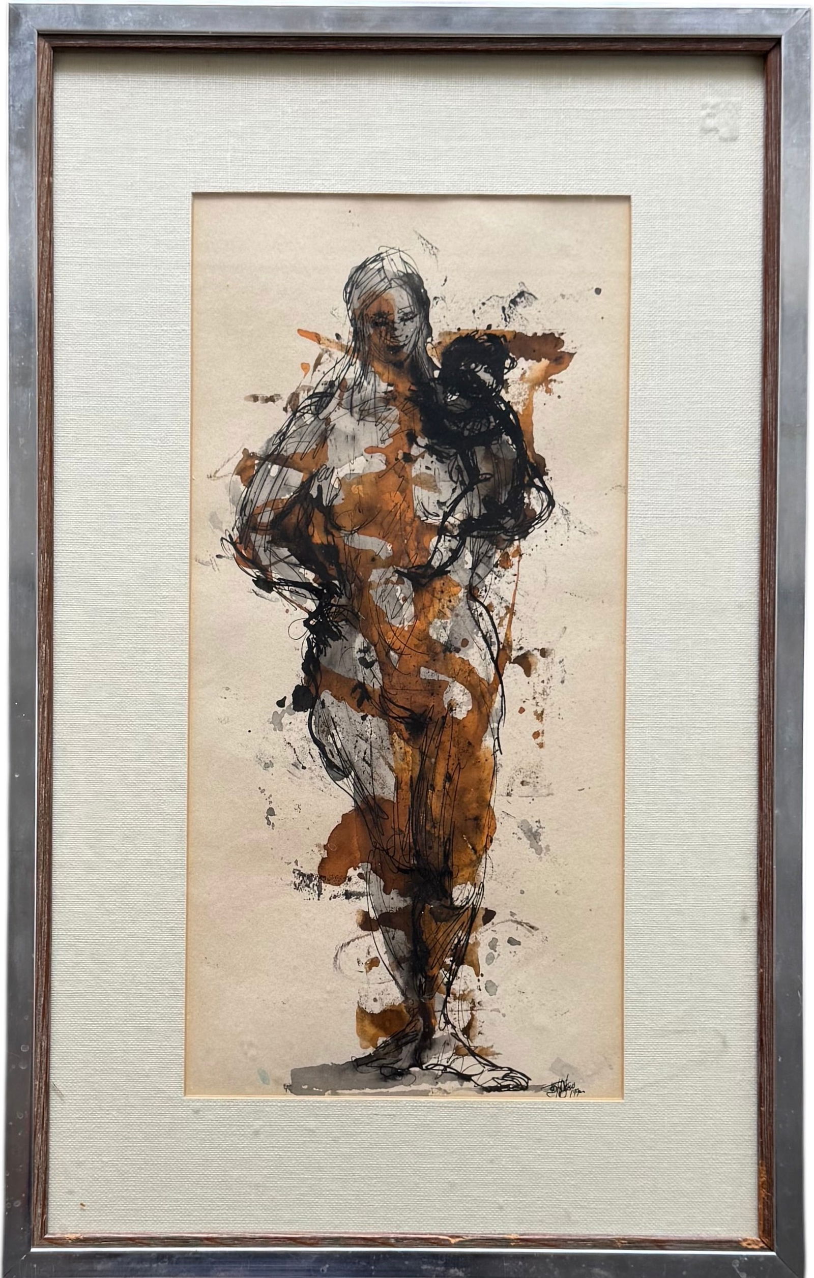 TED JASLOW (b. 1934, American)  Figural Abstract (1 of 3)