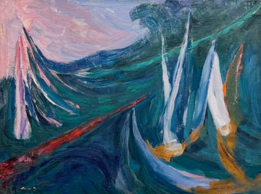 GILBERTO DEL SOL (20th c, Italy, Brazil) Abstract