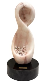Eleanor Lefkowitz (20th c, American) Modern Stone Sculpture