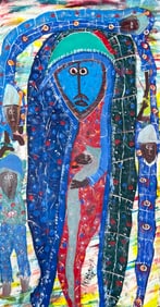 Maxan Jean Louis (Haitian, b.1966) Abstract