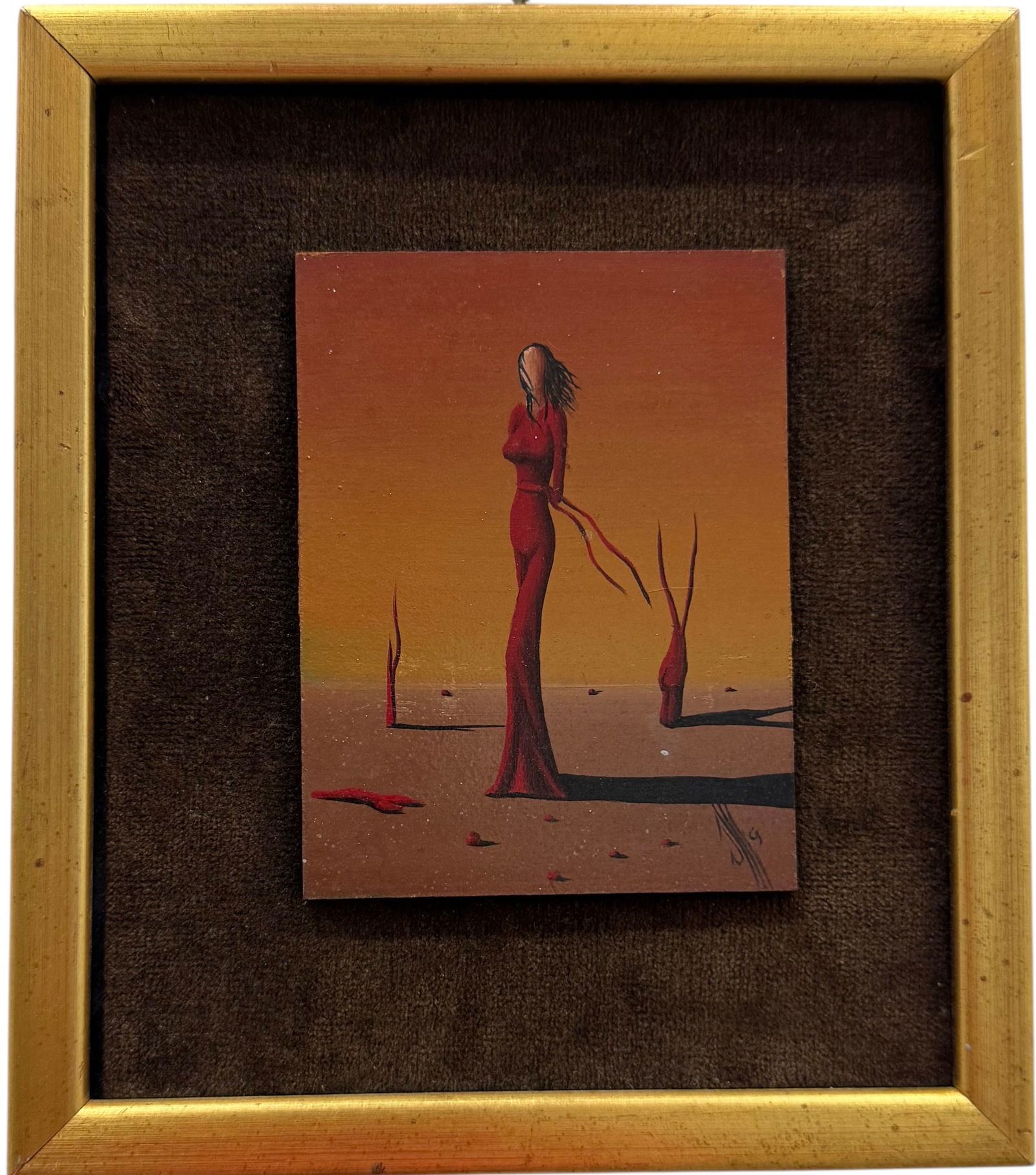 JORGE NOCEDA SANCHEZ (1931-1987, Dominican Republic) Surrealist (1 of 3)