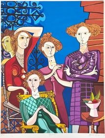 ARCADIO CANCIO (b. 1952, Cuban) Pencil Signed Serigraph