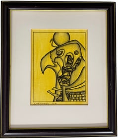 JUSTIN CARMIEN Cuban School Abstract Drawing