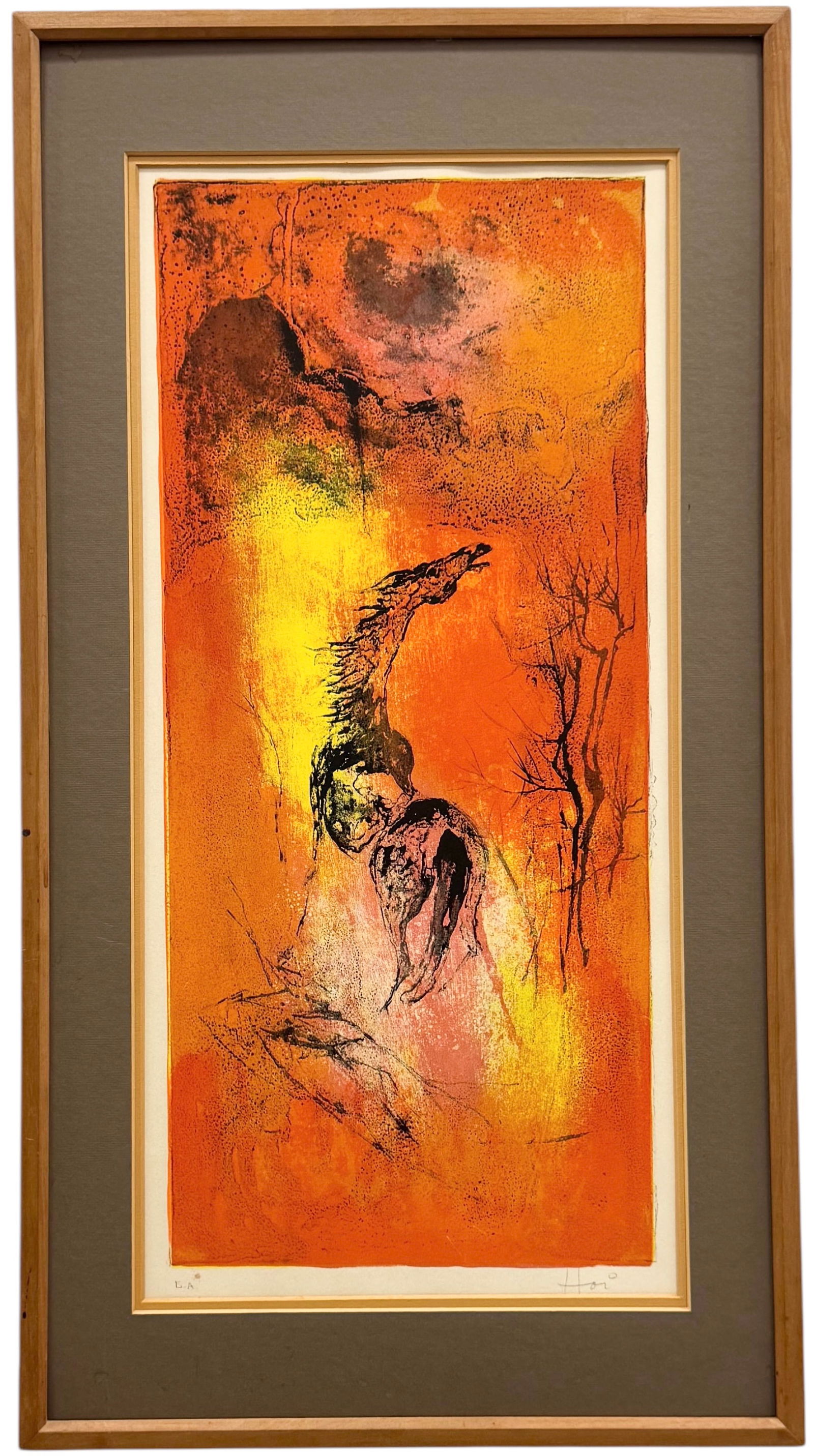 Hoi Lebadang, Pencil Signed Abstract Lithograph (1 of 4)