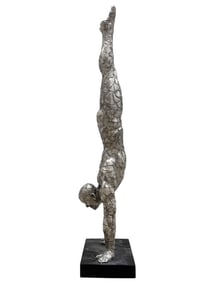 Contemporary Male Gymnast Sculpture