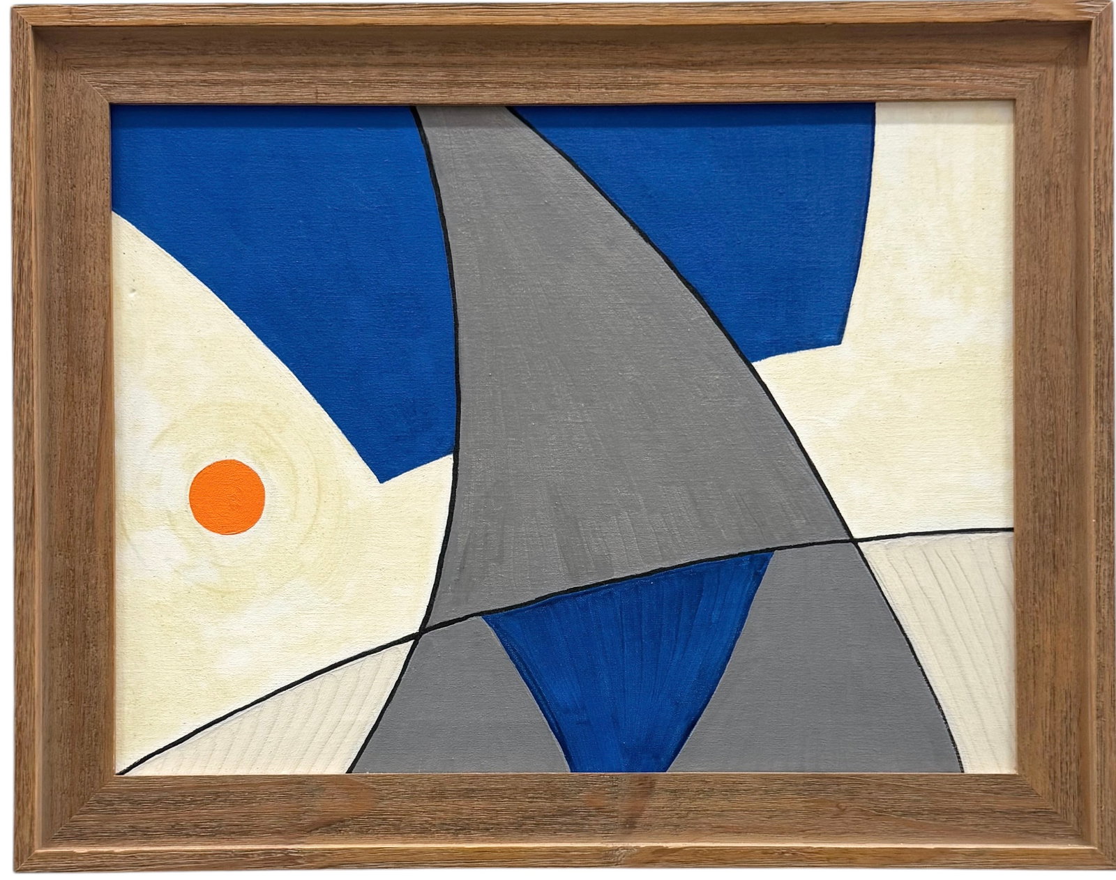 SOFIA ZUBILLAGA (20th c, Miami/Spain) Abstract: Oil on canvas 24 x 18 in, 28 x 22 in (framed). Domestic Flat Shipping Price: $80