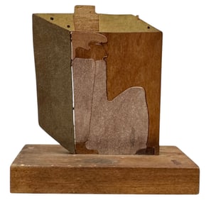 JOHN RISLEY (1919-2002, American) Wood Sculpture
