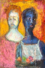 HUMBERT HOWARD (1905-1992, American) Important Black Artist, Modernist