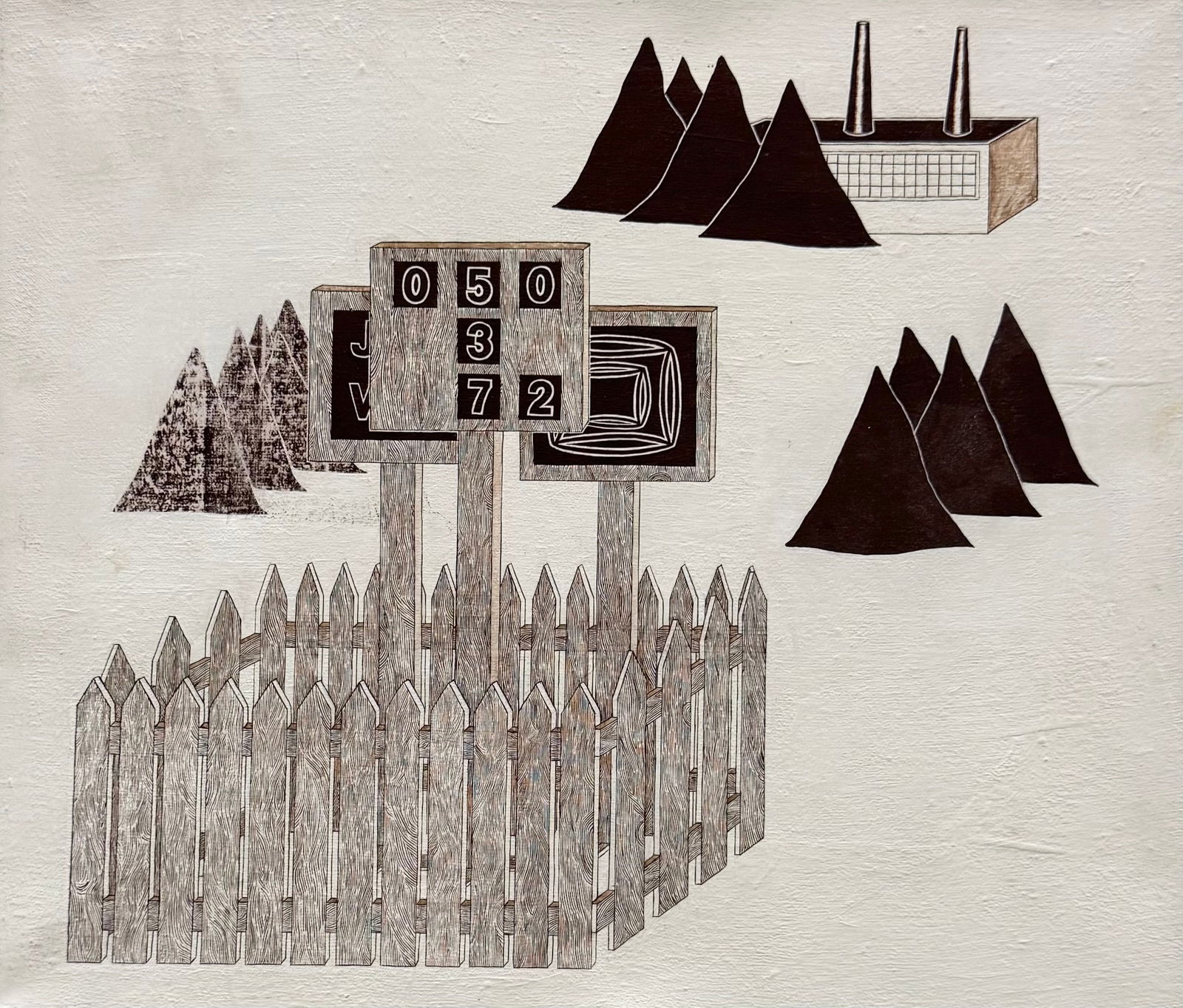 JON WIDMAN (b. 1972, Seoul, South Korea) Abstract, New York Artist (1 of 4)