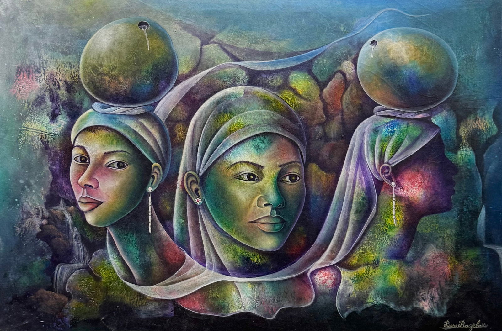 PIERRE BAZELAIS (20th c, Haitian) (1 of 3)