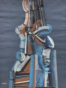 PAUL NABB Pastel Abstract