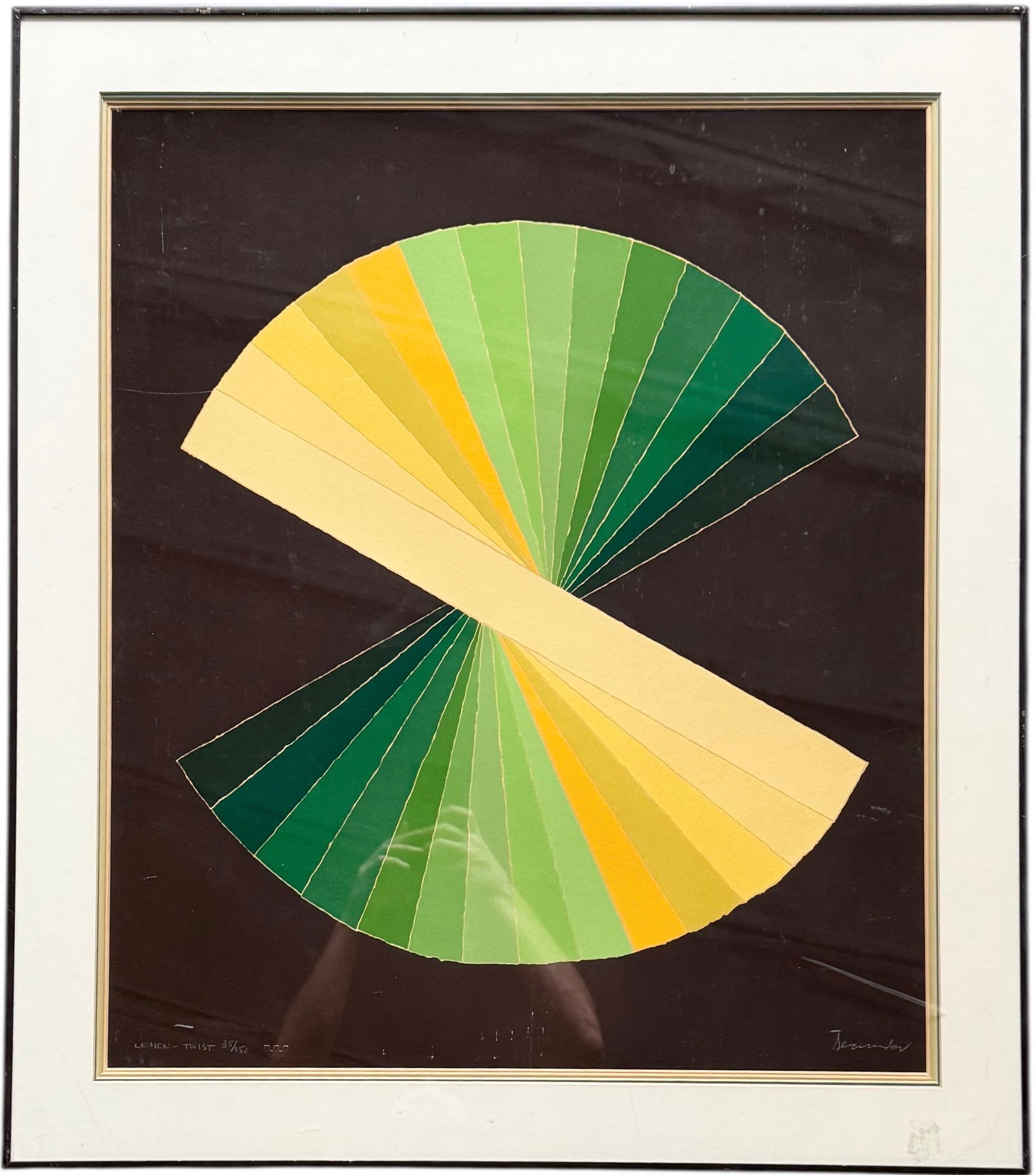 Arthur Secunda (1927 - 2022), Lemon Twist, Abstract Signed Serigraph (1 of 1)