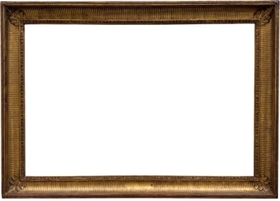 American 19th Century Fluted Cove Frame