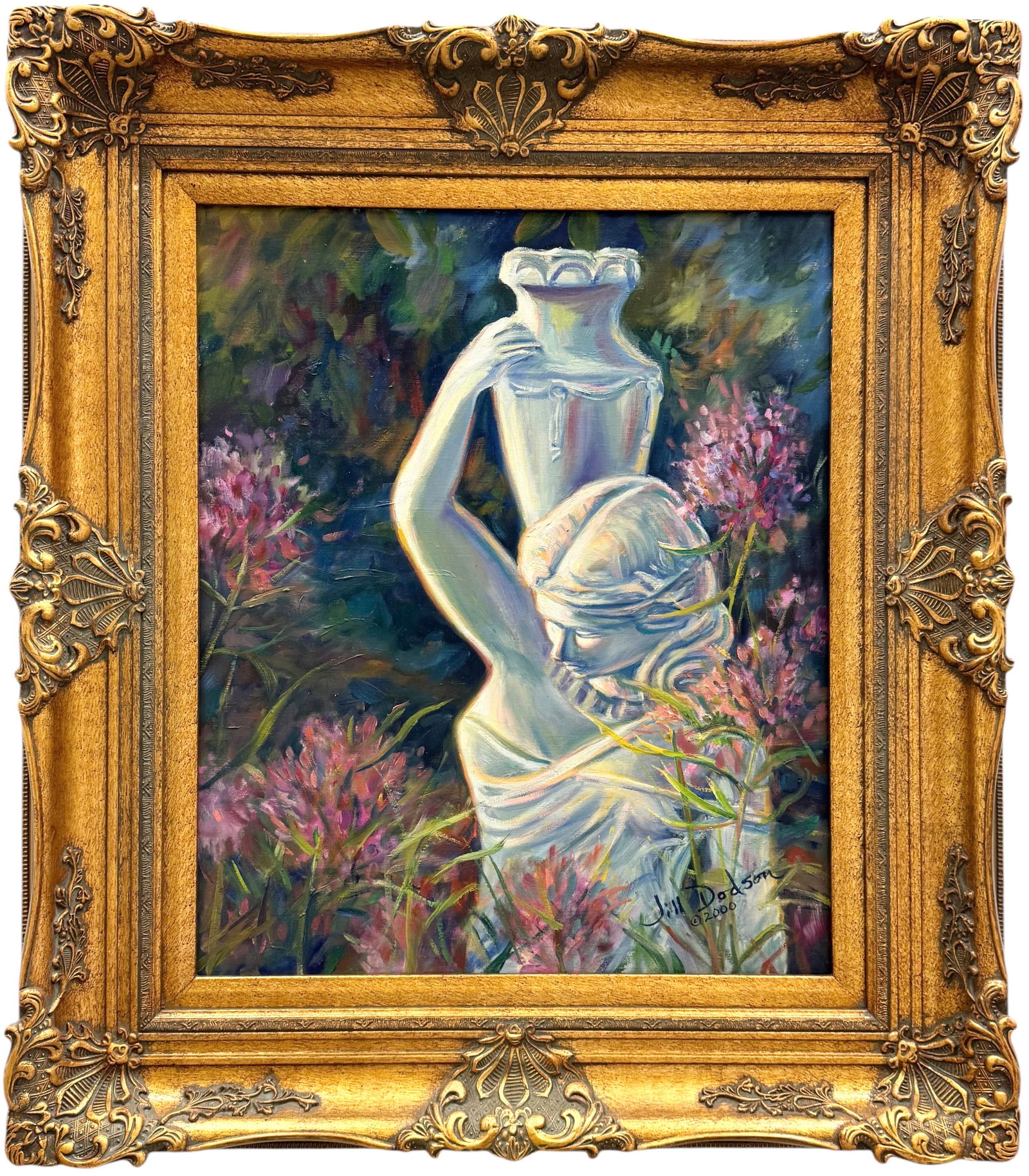 JILL M DODSON (b. 1955, Maryland) Woman At Well (1 of 5)