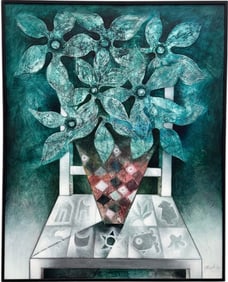 ORESTES GAULHIAC (b. 1960, Cuba) Monumental Still Life