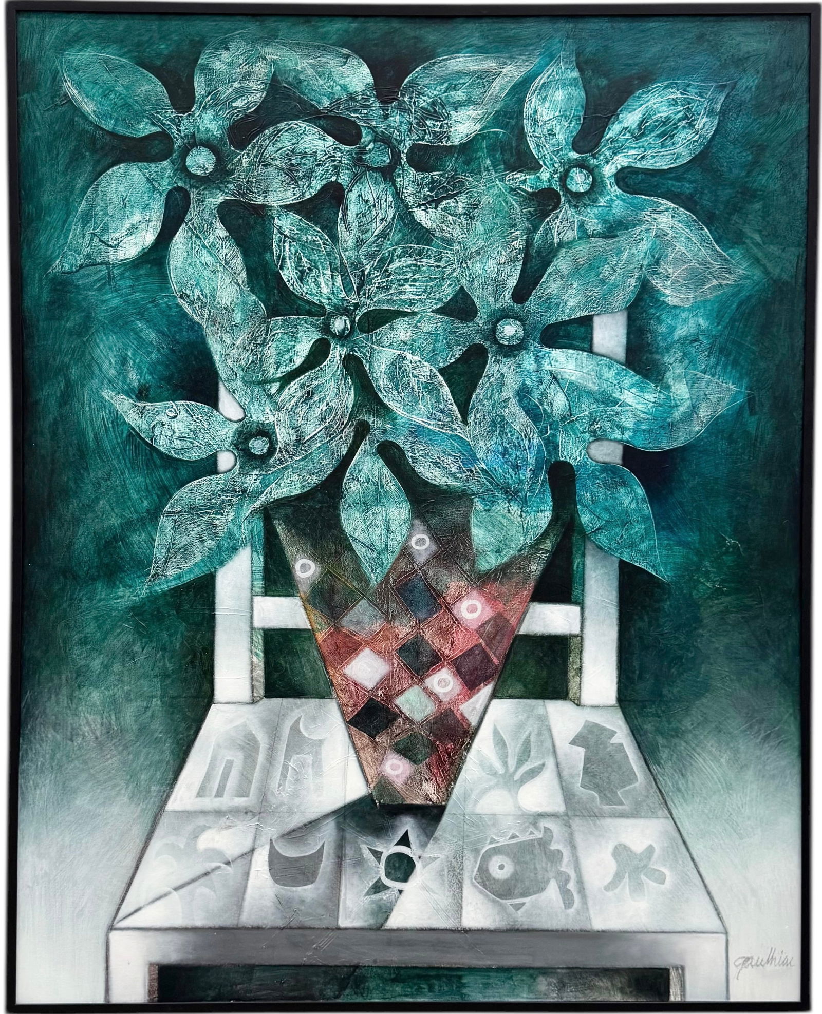 ORESTES GAULHIAC (b. 1960, Cuba) Monumental Still Life (1 of 3)