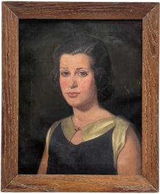 DAYRELL KORTHEUER (1906-1995, American) Portrait Of A Woman, North Carolina, NY