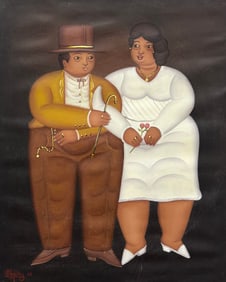 WOODLEY NELSON (b. 1978, Haitian) Couple