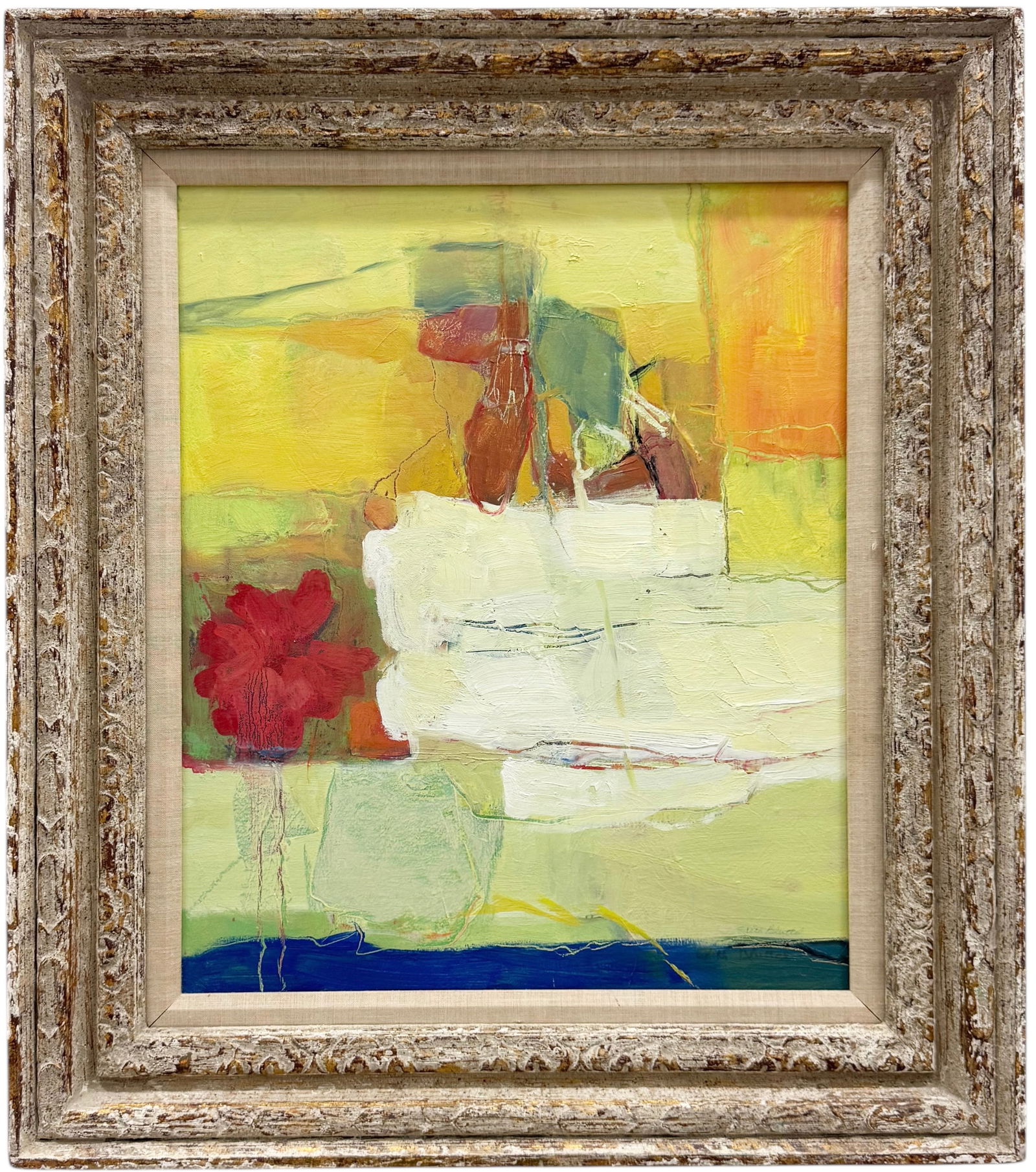 EDITH BLUTTAL (20th c, American) Nicely Framed Abstract (1 of 3)