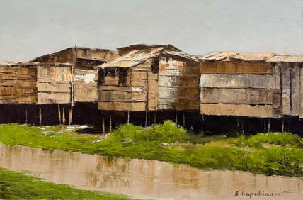 ERNESTO CAPOBIANCO (20th c, Brazil) Favela