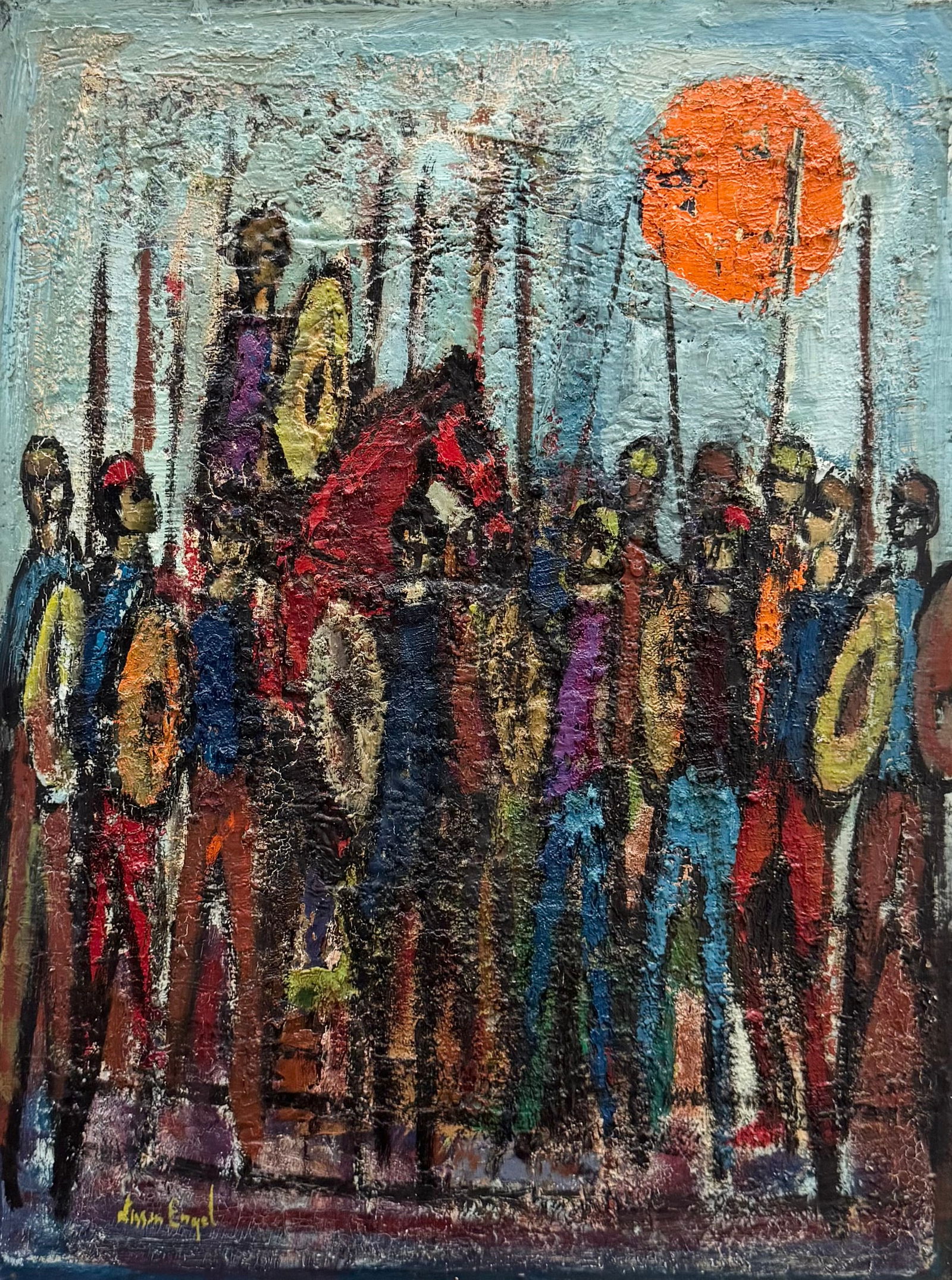 NISSAN ENGEL (1931-2016, Israeli) Guerriers (1 of 4)