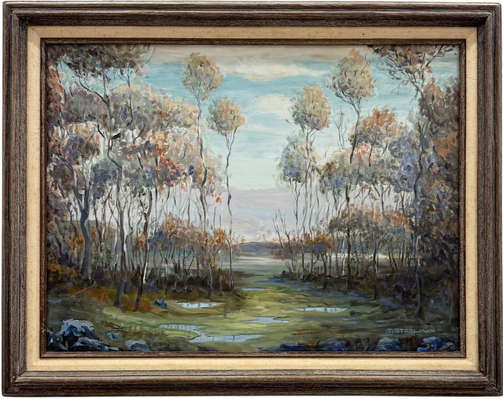 LARRY STEELMAN (1919-1986, American) Landscape, California Artist (1 of 4)