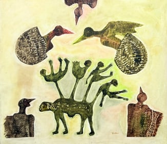 RODRIGO GUILLEN (20th c, Cuban) Abstract