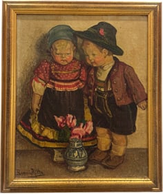 RITTA BOEMM (1868-1948, Hungarian) Children