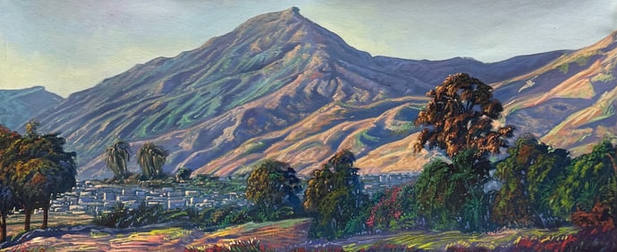 JERSON ARECIO TREJO (20th c, Venezuela) Mountain Landscape