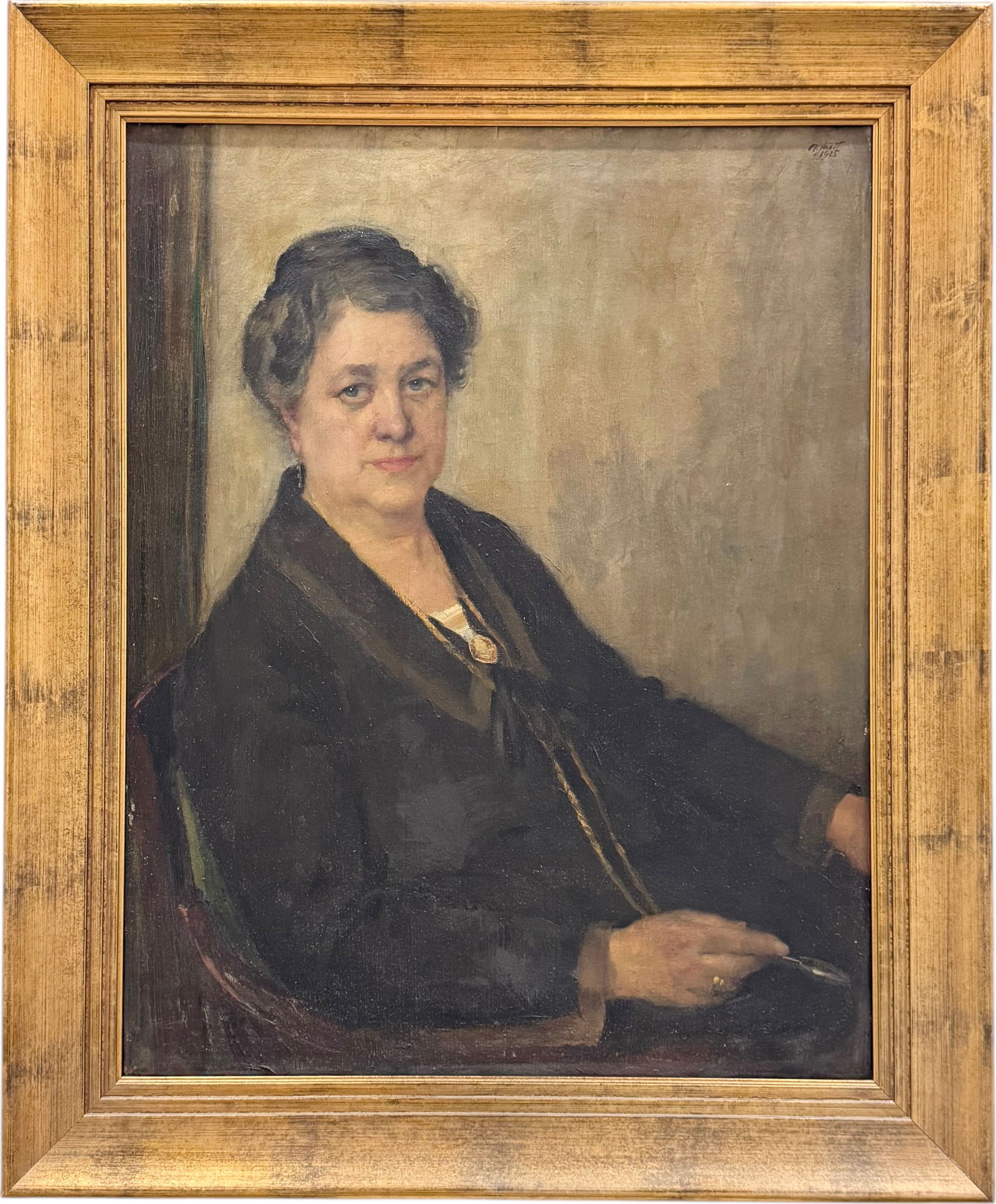 Ashcan School Portrait Of A Woman Signed & Dated 1925 (1 of 4)