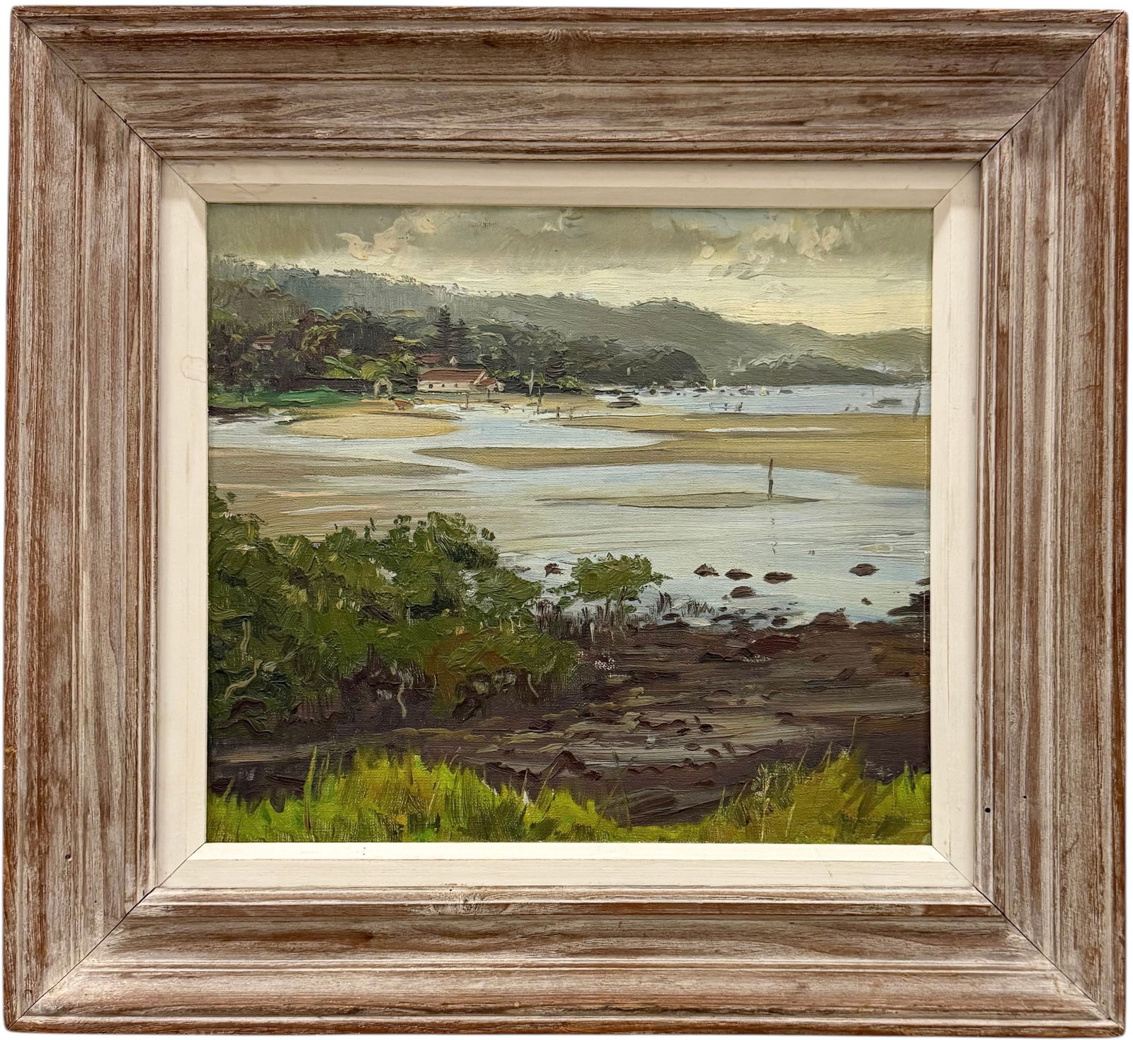 BRIAN WEEKES (20th c, Australian) Church Point Bayview Sydney Australia Landscape 1951 (1 of 3)