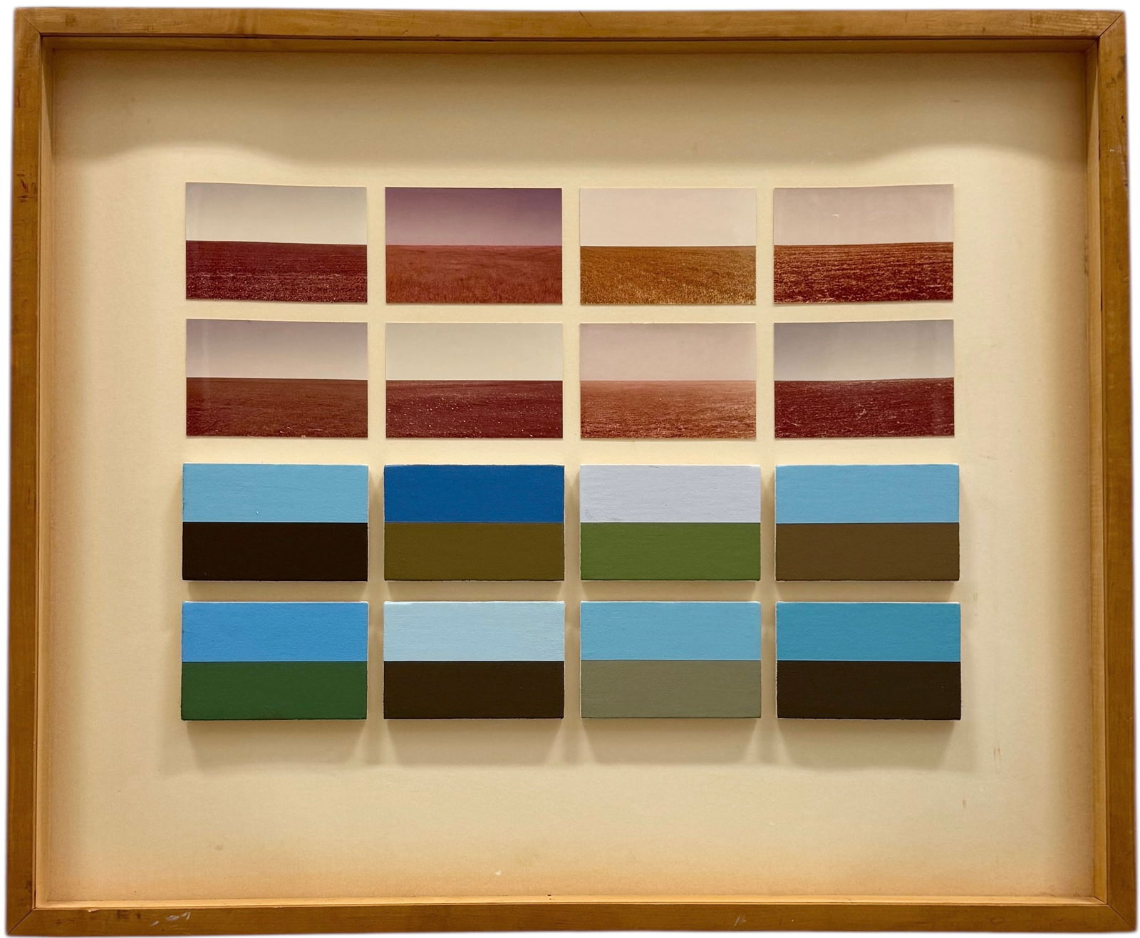 AL SOUZA (b. 1944, American) 16 Panels Photographs & Paintings MCM Abstract (1 of 5)