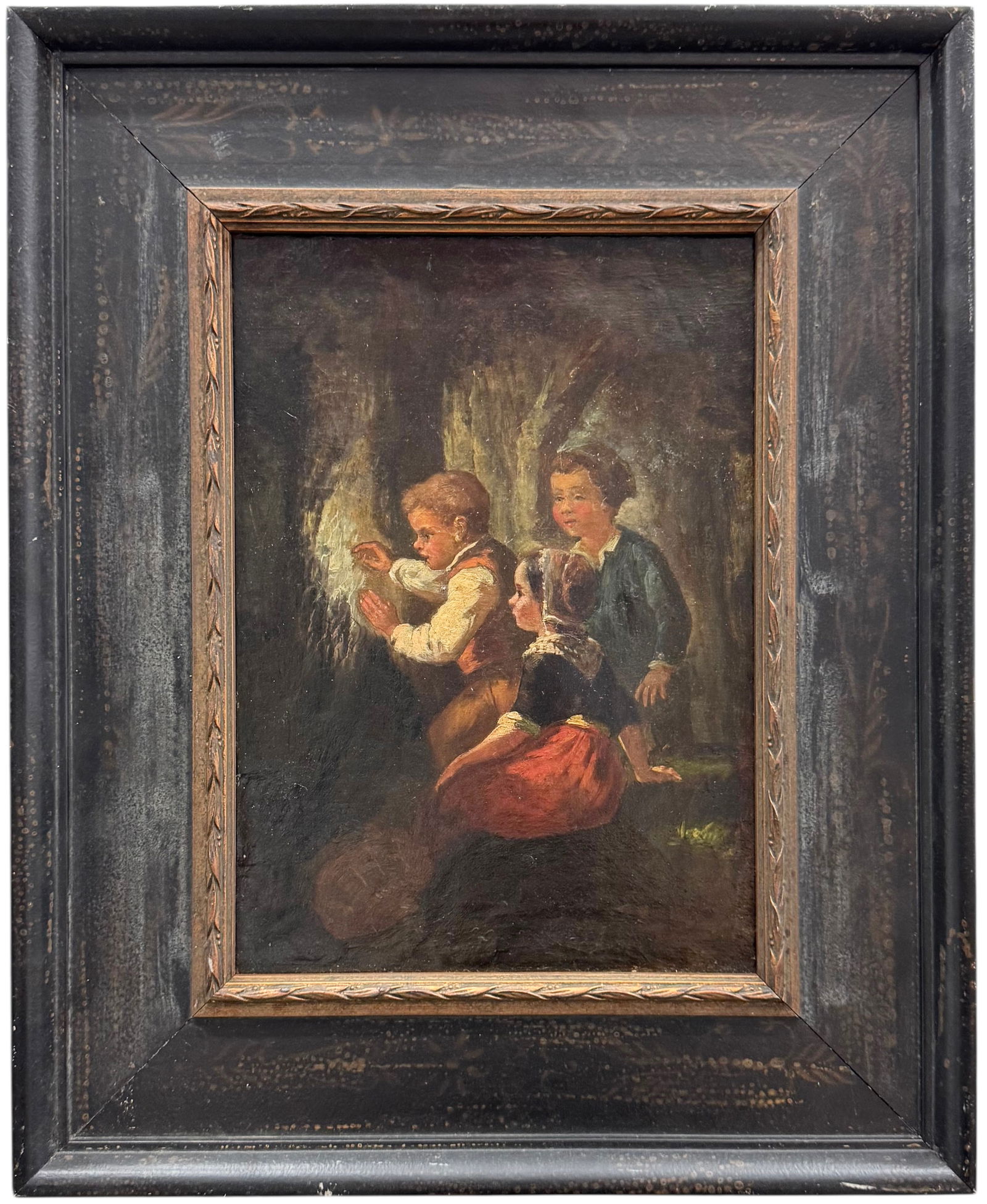 19th Century Painting With Figures Attributed To Madeleine Jeanne Lemaire (1 of 3)