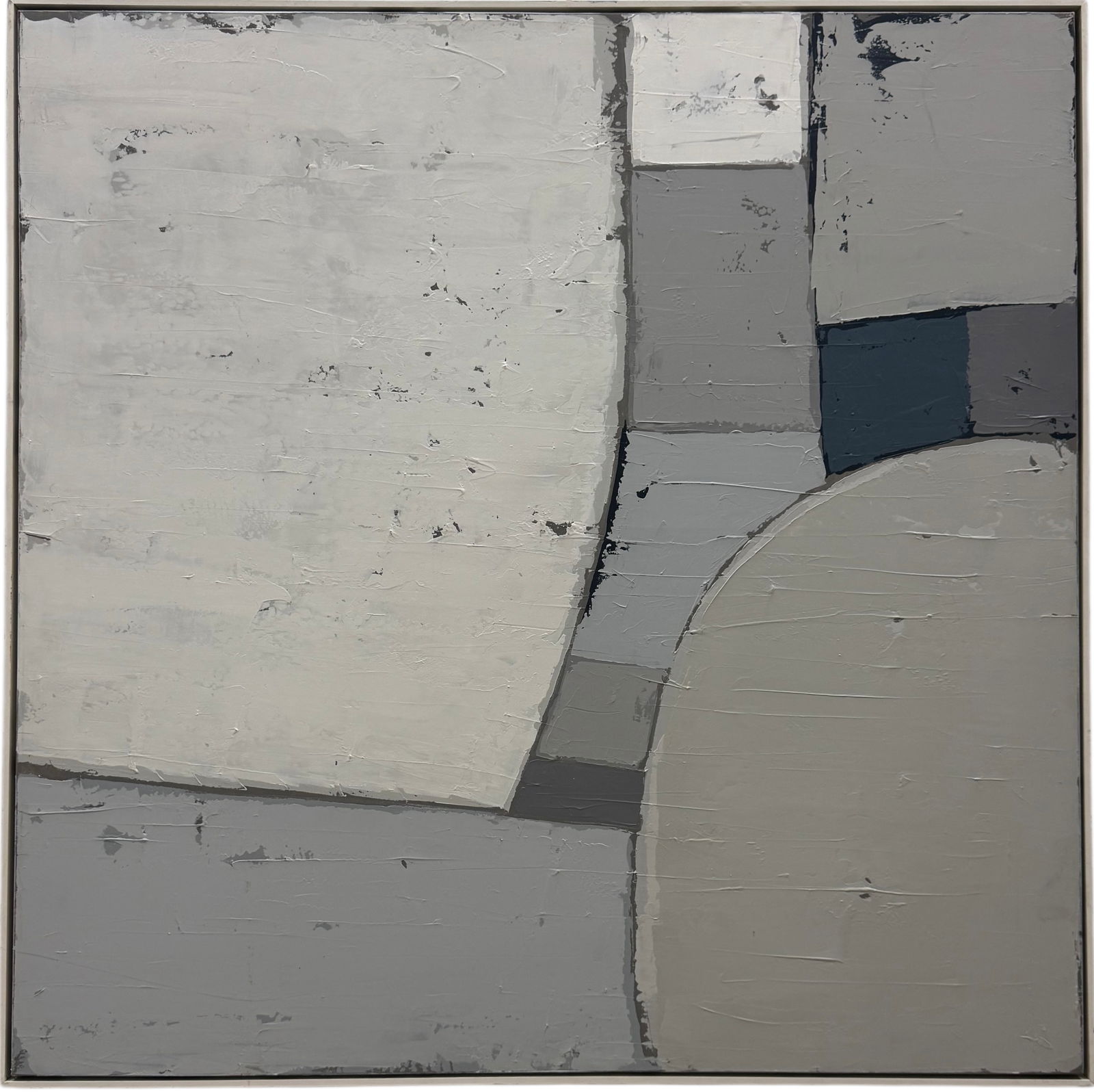 SARAH BROOKE Monumental Contemporary Abstract Painting Heavy Texture (1 of 2)