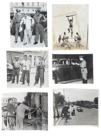 (6) Vintage Cuban Photographs Showing Police