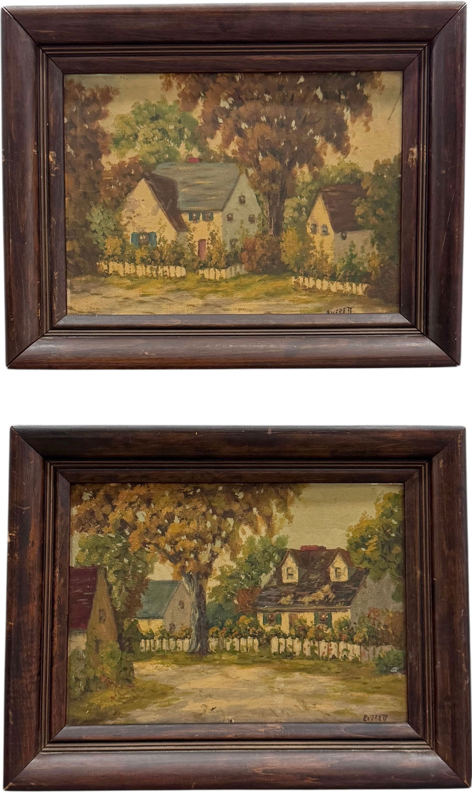 Pair Of Early 20th Century American Rockport School Impressionist Signed Oil Paintings (1 of 6)