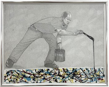 MAX SHACKNOW (20th c, American) Jackson Pollack Drip Painting