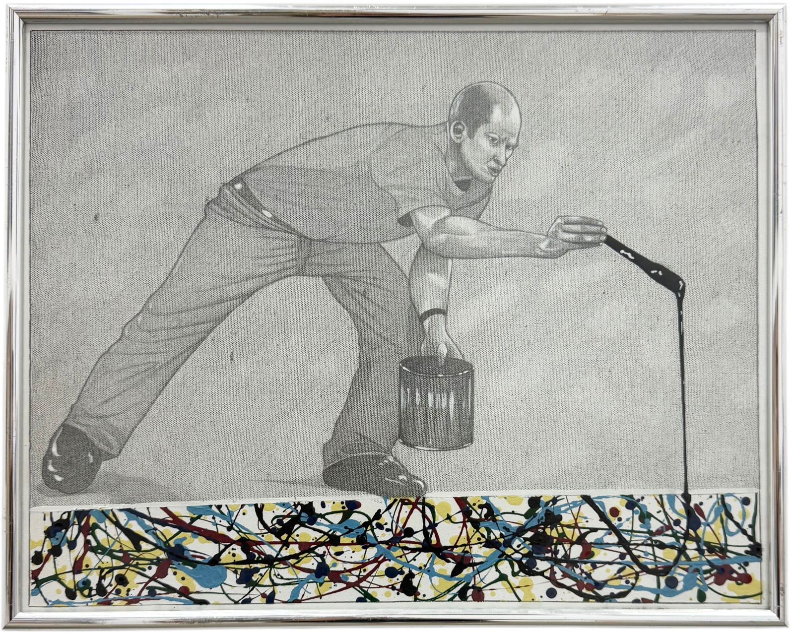 MAX SHACKNOW (20th c, American) Jackson Pollack Drip Painting (1 of 3)